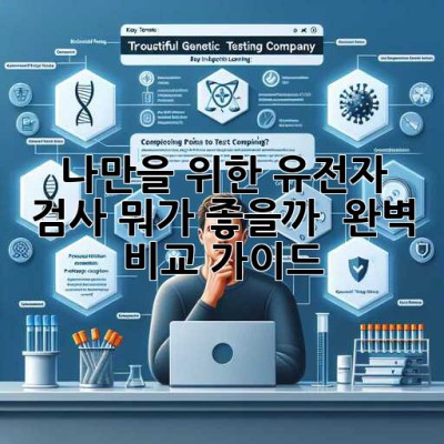 나만을 위한 유전자 검사, 뭐가 좋을까? 🤔 완벽 비교 가이드!