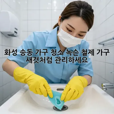 화성 송동 가구 청소: 녹슨 철제 가구, 새것처럼 관리하세요!