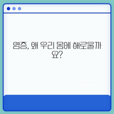 염증 잡는 건강한 식사: 염증 예방에 효과적인 음식과 식단 가이드